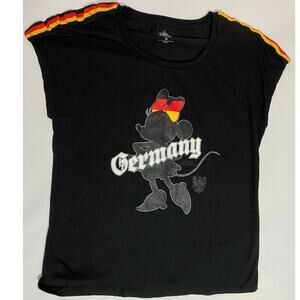 Germany Glitter Minnie Mouse Disney Epcot World Showcase Exclusive Medium Shirt